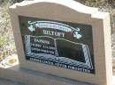 Daphne BILTOFT,
1-8-1923 - 4-11-1999;
Meringandan cemetery, Rosalie Shire