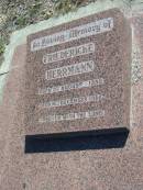 Friedericke HERRMANN
b: 8 Aug 1852, d: 16 Dec 1898
Minden Zion Lutheran Church Cemetery