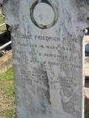 August Friedrich RUHL
b: 14 Mar 1834, d: 11 Sep 1911
77 years, 6 months, 27 days
Minden Zion Lutheran Church Cemetery