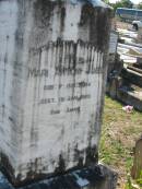 Mari Antoni JUST
b: 7 Oct 1854, d: 19 Jan 1923
Minden Zion Lutheran Church Cemetery