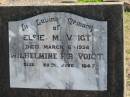 Elsie M VOIGT
6 Mar 1938
Wilhelmine F R VOIGT
20 Jun 1947
Minden Zion Lutheran Church Cemetery