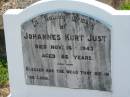 Johannes Kurt JUST
16 Nov 1943, aged 86
Minden Zion Lutheran Church Cemetery