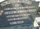 Emma M L LEHMANN
19 Apr 1959, aged 78
Minden Zion Lutheran Church Cemetery