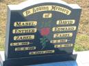 Mabel Esther ZABEL
b: 5 Apr 1916, d: 30 Jun 1991
David Edward ZABEL
b: 6 Mar 1912, d: 6 May 1994
Minden Zion Lutheran Church Cemetery
