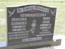 
George Walter NEUENDORFF,
11 Mar 1915 -  9 Nov 2002,
husband father grandfather great-grandfather;
Lily May NEUENDORFF,
27-7-1920 - 10-6-2006,
mother grandmother great-grandmother;
Minden Zion Lutheran Church Cemetery [update]
