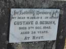 Gustave O BEDUHN
5 Dec 1942, aged 38
Minden Zion Lutheran Church Cemetery