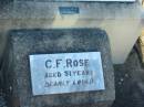 Carl A ROSE
B: 3 Aug 1846, D: 25 May 1928
C.F. ROSE
aged 51
MindenCoolana - St Johns Lutheran