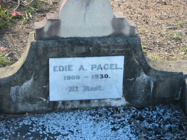 Edie A PAGEL  | B: 1900, D: 1930  | Minden/Coolana - St Johns Lutheran  | 