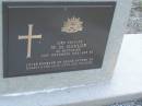 W.M. DUNLOP,
died 21 Nov 1959 aged 65 years,
husband of Grace,
father of Robert & late June & Frances;
Mooloolah cemetery, City of Caloundra