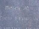 Mary BURGESS,
born April 1898,
died Feb 1983;
Mooloolah cemetery, City of Caloundra