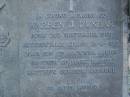 Warren J. BUNBAR,
born 2 Sept 1944,
accidentally killed 28-8-1979,
son of Madonna & John,
brother of Mark, Darryl, Matthew, Colleen & Raymond;
Mooloolah cemetery, City of Caloundra