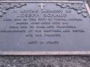 Joseph SCHAUP,
born 1910 Vienna Austria,
died 16 June 1982,
son of Karl & Franciska,
remembered by brother & sister;
Mooloolah cemetery, City of Caloundra