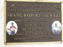 Shane Robert STEWART,
son brother brother-in-law,
born 28-12-72,
died 19-6-99 aged 26 years;
Mooloolah cemetery, City of Caloundra