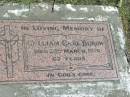
William Carl BUROW,
died 28 March 1976 aged 67 years;
Moore-Linville general cemetery, Esk Shire
