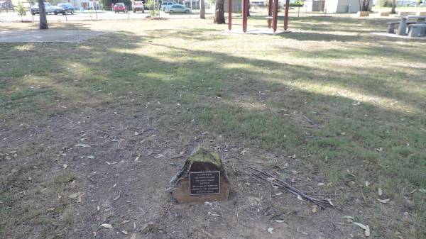 To commemorate this consecrated area and Anglican Church.  | erected by the Coochin Bell family and attended by them and friends in the 20th century.  |   | Mount Alford  | 