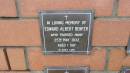 Edward Albert BENFER
d: 25 May 1932, aged 1 d
Mount Cotton St Pauls Lutheran Columbarium wall