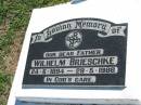 Wilhelm BRIESCHKE
b: 24 Jun 1894, d: 29 May 1988
Mount Beppo Apostolic Church Cemetery