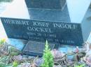 
Herbert Josef Ingolf GOCKEL, born 20-1-1933 died 19-8-1998, children Helen, Matthew, Mark, Luke, John, Herbert, Josef, Michael;
Mt Mee Cemetery, Caboolture Shire
