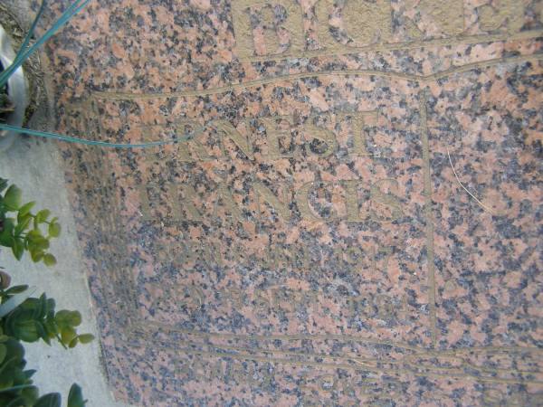 Ernest Francis BICKELL,  | born 6 Jan 1917,  | died 19 Sept 1994;  | Ernest BICKELL,  | 1917 - 1994,  | husband of Christina,  | father of Brian, Patricia & Valerie;  | Christina BICKELL,  | 1921 - 1997,  | wife of Ernest,  | mother of Brian, Patricia & Valerie;  | Mudgeeraba cemetery, City of Gold Coast  | 