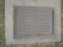 William Glenn Colquhoun USSHER,
died 1 Aug 1989 aged 81 years;
Iris Allison USSHER,
died 6 March 1998 aged 77 years;
Mudgeeraba cemetery, City of Gold Coast