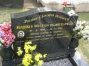 Harris Milton FAIRWEATHER,
21-12-1945 - 26-9-2004,
husband of Hyacinth,
father of Linde & Belinda;
Mudgeeraba cemetery, City of Gold Coast