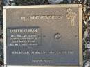 Lynette CURRAN,
18-2-1945 - 22-10-2006,
wife of Jim;
Mudgeeraba cemetery, City of Gold Coast