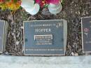Kenneth Leslie HOPPER,
4-9-1924 - 23-12-2006,
husband father grandfather;
Mudgeeraba cemetery, City of Gold Coast