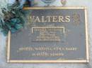Harry McLean WALTERS,
1929 - 2004,
husband father grandfather,
remembered by Michele, Madonna, Kym & Harry;
Mudgeeraba cemetery, City of Gold Coast