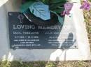 Cecil HAZELDINE,
3-7-1923 - 24-2-1998,
wife Lilian;
Lilian Agnus HAZELDINE,
28-10-1914 - 06-12-2005;
Mudgeeraba cemetery, City of Gold Coast
