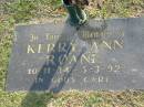 Kerry Ann ROANE,
10-11-34 - 5-3-92;
Mudgeeraba cemetery, City of Gold Coast