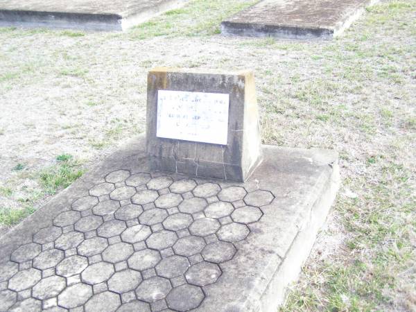James BRADSHAW,  | died 17 Sept 1965 aged 79 years;  | Murphys Creek cemetery, Gatton Shire  | 