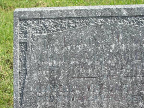 Charles August ELFORD,  | died 18 May 1960 aged 72 years;  | Isabella Margaret ELFORD,  | died 6 March 1976 aged 85 years;  | Murwillumbah Catholic Cemetery, New South Wales  | 