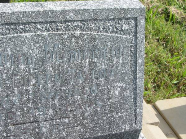 Vera Eileen LAYLOR,  | died 2 Sep 1960 aged 49 years;  | Murwillumbah Catholic Cemetery, New South Wales  | 