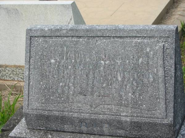 John Edward GUMBLETON,  | father,  | died 23 Aug 1959 aged 50 years;  | Murwillumbah Catholic Cemetery, New South Wales  | 
