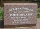 James BUCKLEY,
brother,
died 25 March 1993 aged 80 years;
Murwillumbah Catholic Cemetery, New South Wales