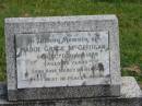Madge Grace MCGETTIGAN,
died 17 Oct 1989 aged 82 years;
Murwillumbah Catholic Cemetery, New South Wales