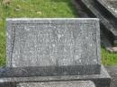 Michael Reginald DALY,
husband father grandfather great-grandfather,
died 26 June 1968 aged 74 years;
Murwillumbah Catholic Cemetery, New South Wales