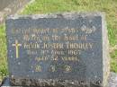 Kevin Joseph THORLEY,
died 9 April 1967 aged 52 years;
Murwillumbah Catholic Cemetery, New South Wales