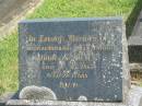 John S. HEIEN,
husband father,
died 8-4-1967 aged 78 years;
Murwillumbah Catholic Cemetery, New South Wales