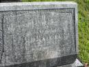Florence Ann WALSH,
sister,
died 14 Oct 1966;
Murwillumbah Catholic Cemetery, New South Wales