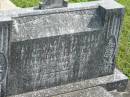 Daniel Vincent PRINDABLE,
son of the late Mary & Dan PRINDABLE,
died 27 March 1966 aged 49 years;
Murwillumbah Catholic Cemetery, New South Wales