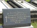 Clarence Micheal MCMAHON,
husband father,
died 4 June 1966 aged 62 years;
Murwillumbah Catholic Cemetery, New South Wales