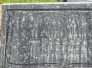 Rose Amelia GOODHEW,
mother
died 26-8-1962 aged 73 years;
William George GOODHEW,
father,
died 24-5-1966 aged 78 years;
Murwillumbah Catholic Cemetery, New South Wales