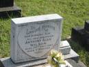 Anthony Alan WILSON,
son brother,
died 29 Sept 1962 aged 11 months;
Murwillumbah Catholic Cemetery, New South Wales