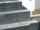 John CLIFFORD,
brother,
died 22 Oct? 1960 aged 68 years;
Murwillumbah Catholic Cemetery, New South Wales