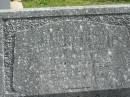 John Abbott TWOHILL,
died 4 Dec 1973 aged 76 years;
Murwillumbah Catholic Cemetery, New South Wales