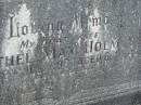 Ethel May HOLMES,
wife,
died 12 July 1960 aged 66 years;
Murwillumbah Catholic Cemetery, New South Wales