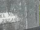 Mabel May IRBY,
died 29 Aug 1960;
Murwillumbah Catholic Cemetery, New South Wales