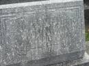 Nora Patricia GARDINER,
died 22 March 1960;
Murwillumbah Catholic Cemetery, New South Wales