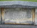 Edward Michael OSHEA,
husband father,
died 5 March 1957 aged 60 years;
Murwillumbah Catholic Cemetery, New South Wales
